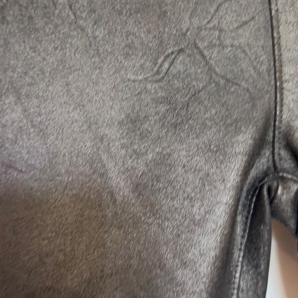 NWT Free People Vegan Stretch Leather SkinnyLeggings Womans Black SZ 2 - Picture 4 of 14